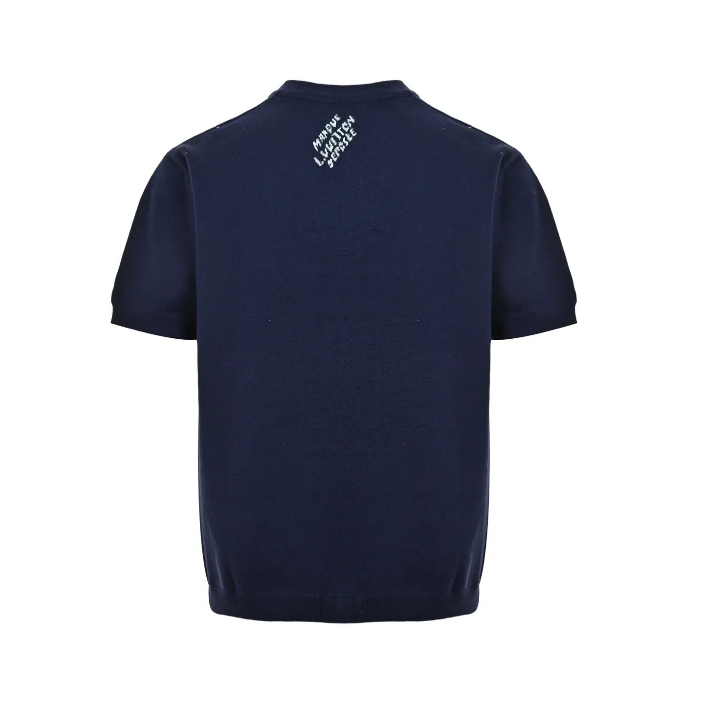 Louis Vuitton/Louis Vuitton Year of the Horse intarsia colorblock jacquard knitted short sleeves